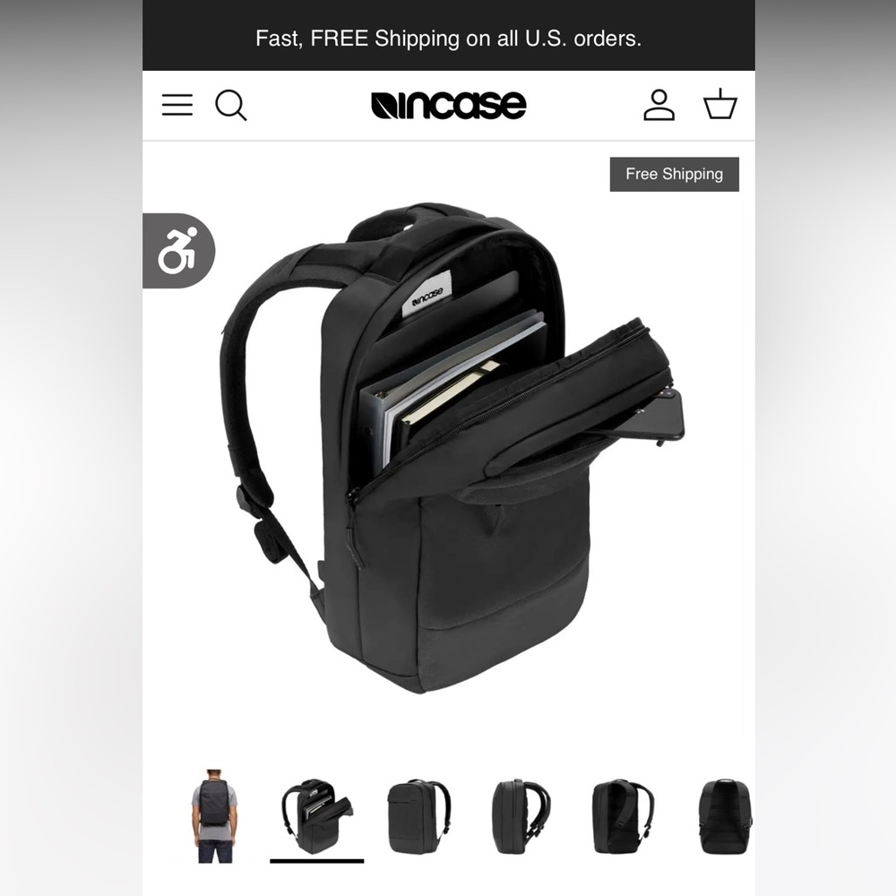 Incase City Compact Backpack - 18L - Picture 5 of 5